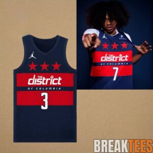 Washington Wizards The District of Columbia Basketball Jersey