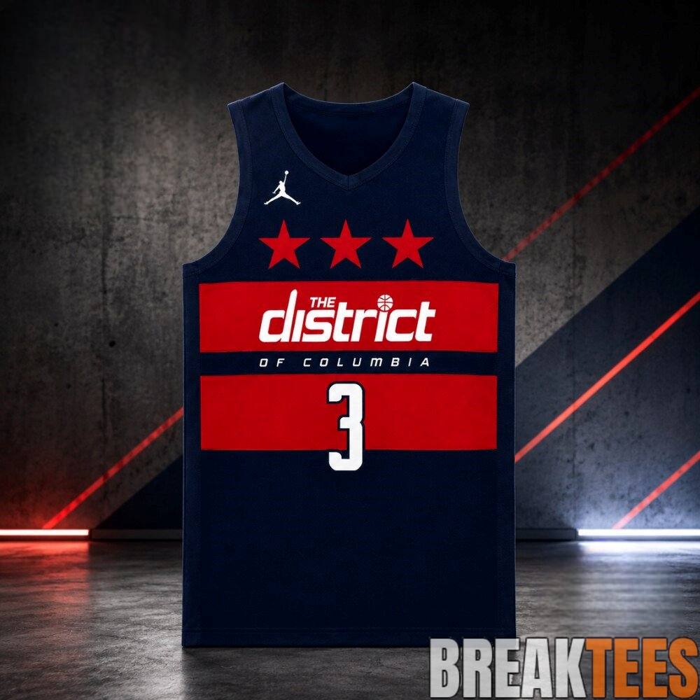 Washington Wizards The District of Columbia Basketball Jersey Washington Wizards The District of Columbia Basketball Jersey