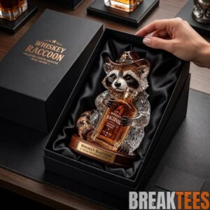 🦝 Wild West Whiskey Raccoon Limited Edition Whiskey Bottle 1