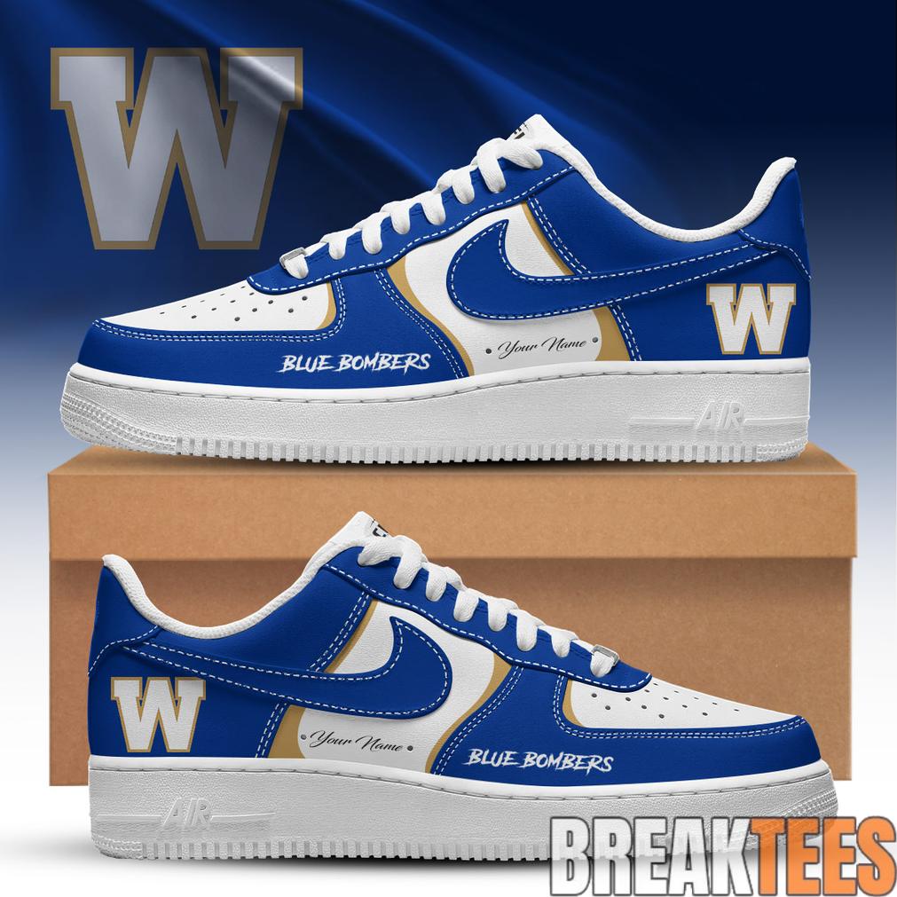 Winnipeg Blue Bombers Special Heritage 2026 Air Force 1 Shoes Winnipeg Blue Bombers Special Heritage 2026 Air Force 1 Shoes
