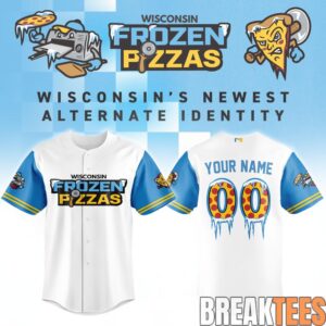 Wisconsin Timber Rattlers Frozen Pizzas 2026 Custom Baseball Jersey 1