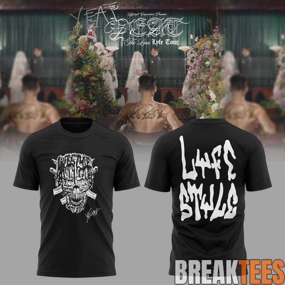 YEAT The LOVE-LYFE Tour 2026 T-Shirt YEAT The LOVE-LYFE Tour 2026 T-Shirt