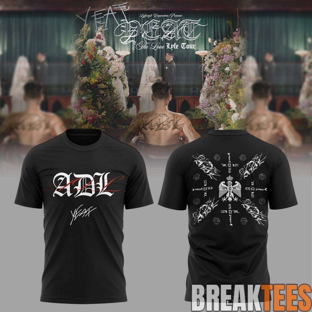 YEAT The LOVE-LYFE Tour 2026 T-Shirt YEAT The LOVE-LYFE Tour 2026 T-Shirt