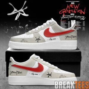 Young Thug And YSL – The New Generation Tour 2026 Signature Custom AF1 Shoes 4