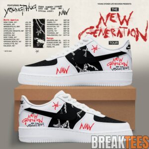 Young Thug – The New Generation World Tour 2026 Limited AF1 Shoes 1