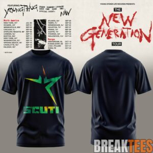 Young Thug – The New Generation World Tour 2026 Limited Shirt 2D