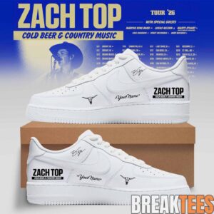 Zach Top – Cold Beer & Country Music Tour ’26 AF1 Shoes