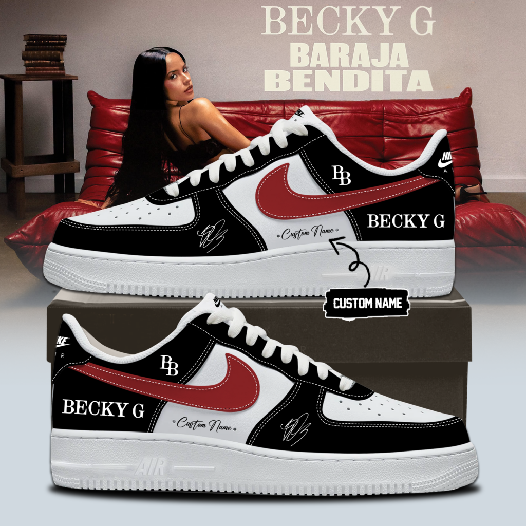 Becky G “Baraja Bendita” Album 2026 Limited Edition Custom Air Force 1 Shoes Becky G “Baraja Bendita” Album 2026 Limited Edition Custom Air Force 1 Shoes
