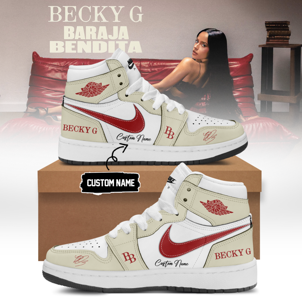Becky G “Baraja Bendita” Album 2026 Limited Edition Custom Air Jordan 1 Shoes Becky G “Baraja Bendita” Album 2026 Limited Edition Custom Air Jordan 1 Shoes