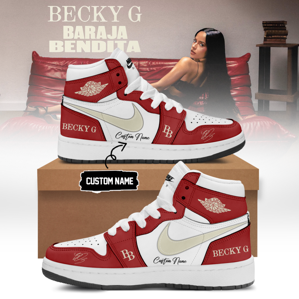 Becky G “Baraja Bendita” Album 2026 Limited Edition Custom Air Jordan 1 Shoes Becky G “Baraja Bendita” Album 2026 Limited Edition Custom Air Jordan 1 Shoes