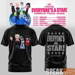 5 Seconds of Summer EVERYONE’S A STAR! AUS & NZ Tour Limited T-Shirt 3