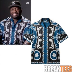 50 Cent Versace Hall of Heroes Hawaiian Shirt
