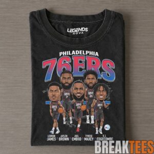 76ers Big Five Comic Tee