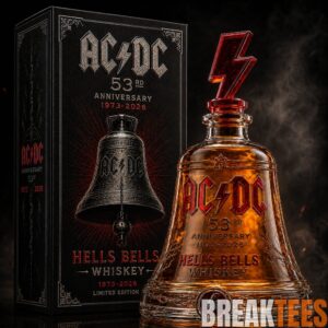 AC/DC 53rd Anniversary 1973-2026 Hells Bells Whiskey Bottle