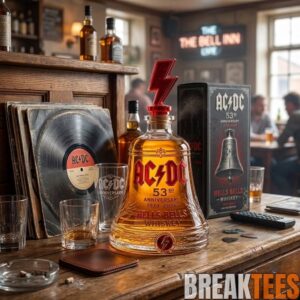 ACDC 53rd Anniversary 1973-2026 Hells Bells Whiskey Bottle 2