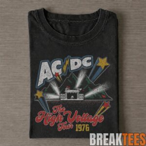 ACDC The High Voltage Tour Graphic Raglan Tee