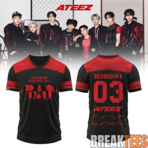 ATEEZ BAD signed Football Jersey – Special Edition