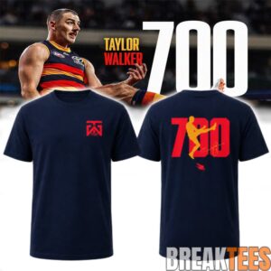 Adelaide Crows Taylor Walker 700 Goals Tee