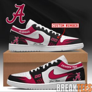 Alabama Crimson Tide Special New Custom Dunk Shoes
