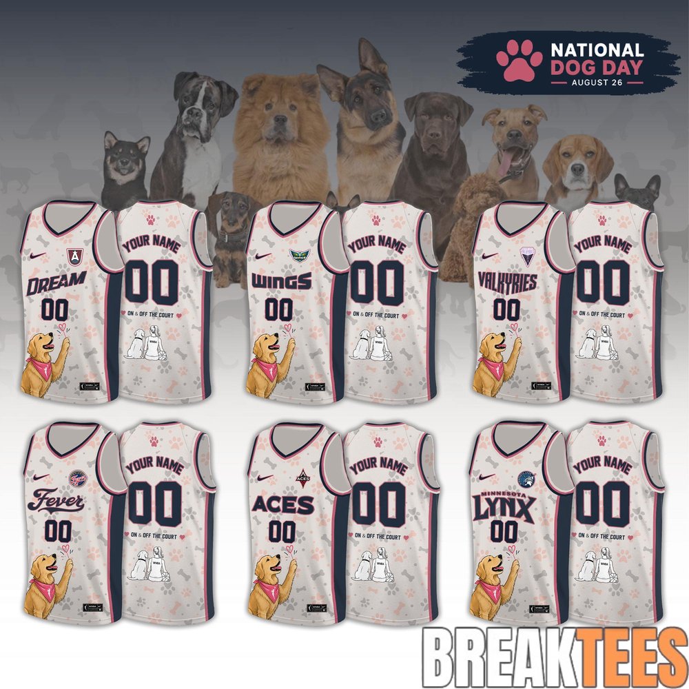 All Teams WNBA x National Dog Day 2026 Limited Edition Basketball Jersey All Teams WNBA x National Dog Day 2026 Limited Edition Basketball Jersey
