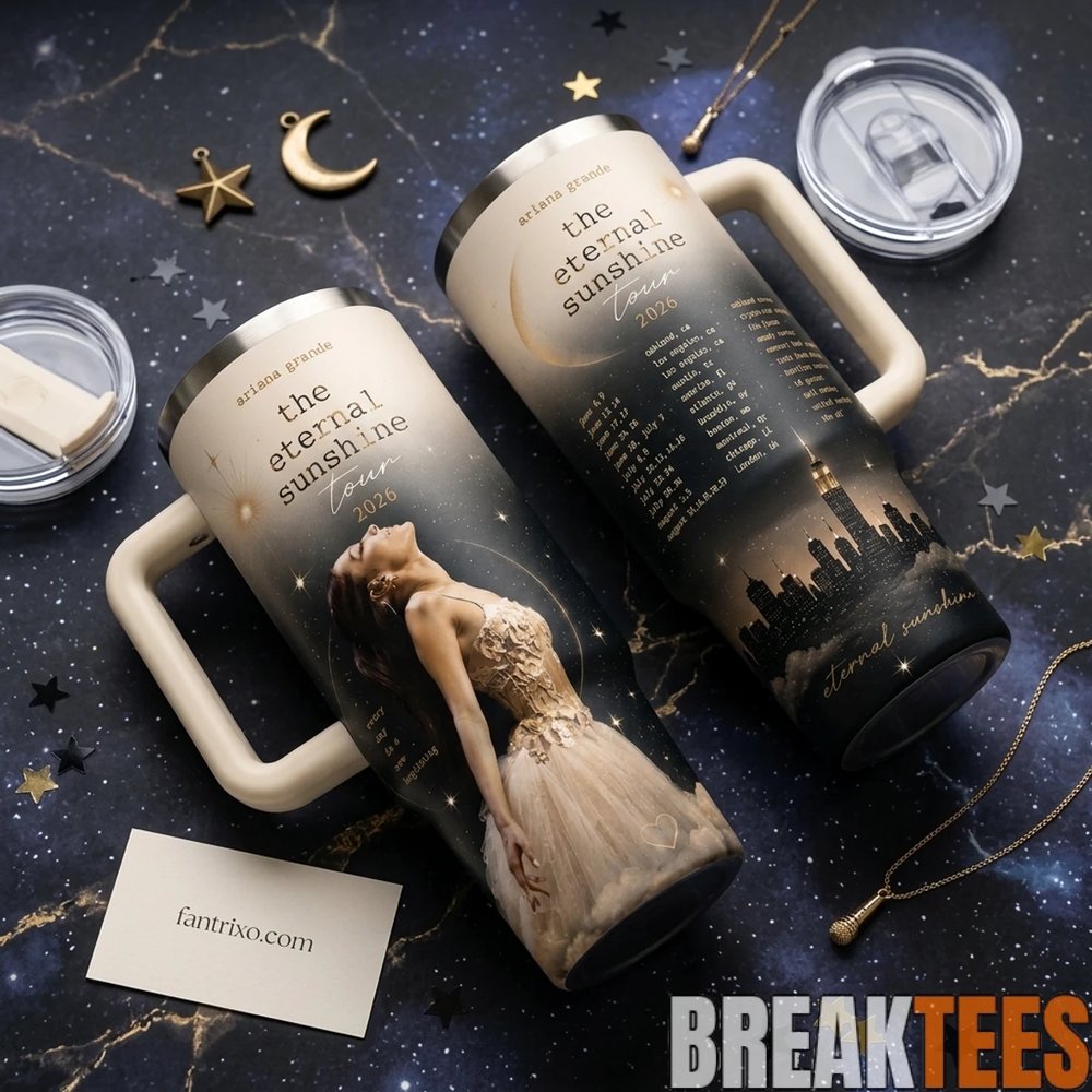Ariana Grande The Eternal Sunshine Tour 2026 Commemorative Tumbler Ariana Grande The Eternal Sunshine Tour 2026 Commemorative Tumbler