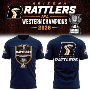 Arizona Rattlers 2026 Western Conference Champions T-Shirt 1 Arizona Rattlers 2026 Western Conference Champions T-Shirt 1
