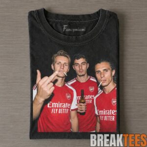 Arsenal Crew Party Drunk & Smoke Tee