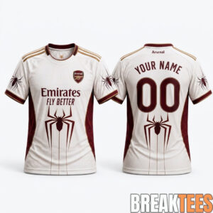 Arsenal x Spider-Man Brand New Day 2026 Jersey