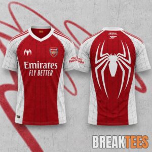 Arsenal x Spider-Man Special Football Jersey