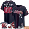 Atlanta Braves Salute to Service 2026 Custom Baseball Jersey