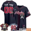 Atlanta Braves x Bunny Premier Custom Baseball Jersey Atlanta Braves x Bunny Premier Custom Baseball Jersey