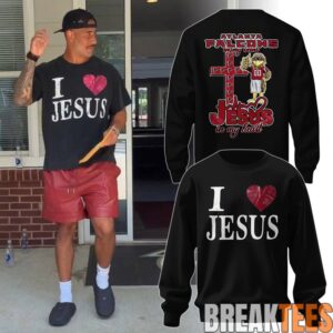 Atlanta Falcons I ♥ Jesus 2026 Special Black Sweatshirt