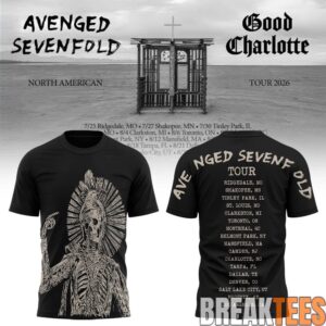 Avenged Sevenfold A7X 2026 North American Tour T-Shirt 2