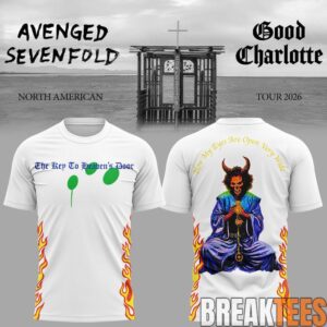 Avenged Sevenfold A7X 2026 North American Tour T-Shirt 5