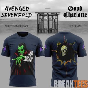Avenged Sevenfold A7X 2026 North American Tour T-Shirt 6