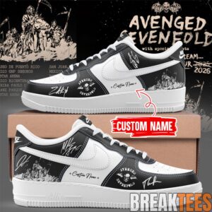 Avenged Sevenfold “Life Is But a Dream… Latin America Tour 2026.” Custom AF1 Shoes
