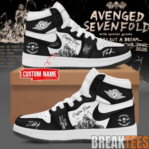 Avenged Sevenfold “Life Is But a Dream… Latin America Tour 2026.” Custom AJ1 Shoes