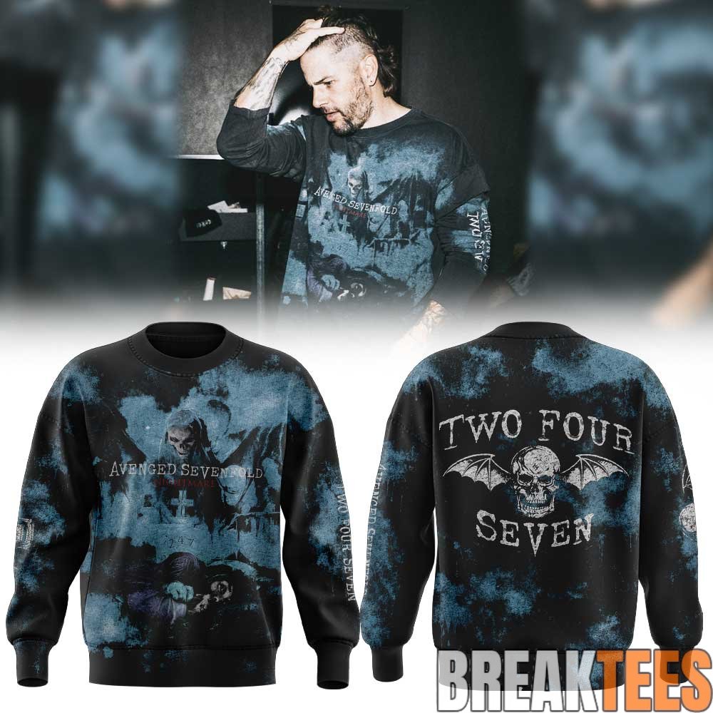 Avenged Sevenfold x 247 Collection Sweatshirt Avenged Sevenfold x 247 Collection Sweatshirt