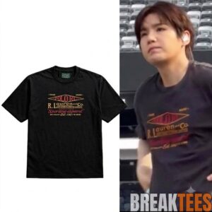 BTS Suga Ralph Lauren Sporting Apparel 2D Shirt