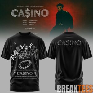 Baby Keem – Ca$ino 2026 Tour T-Shirt