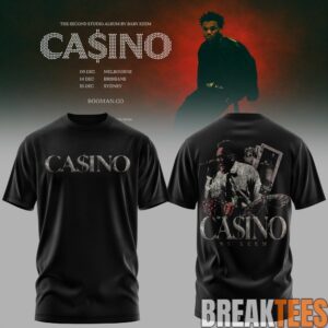 Baby Keem – Ca$ino 2026 Tour T-Shirt 1