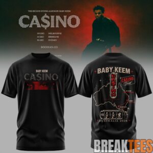 Baby Keem – Ca$ino 2026 Tour T-Shirt 2