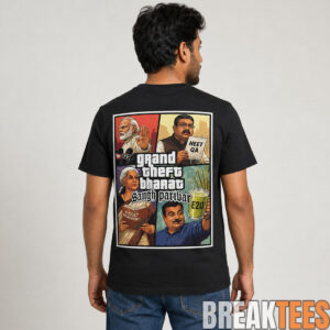 Back Grand Theft Bharat Sangh Parivar T Shirt 2.jpg