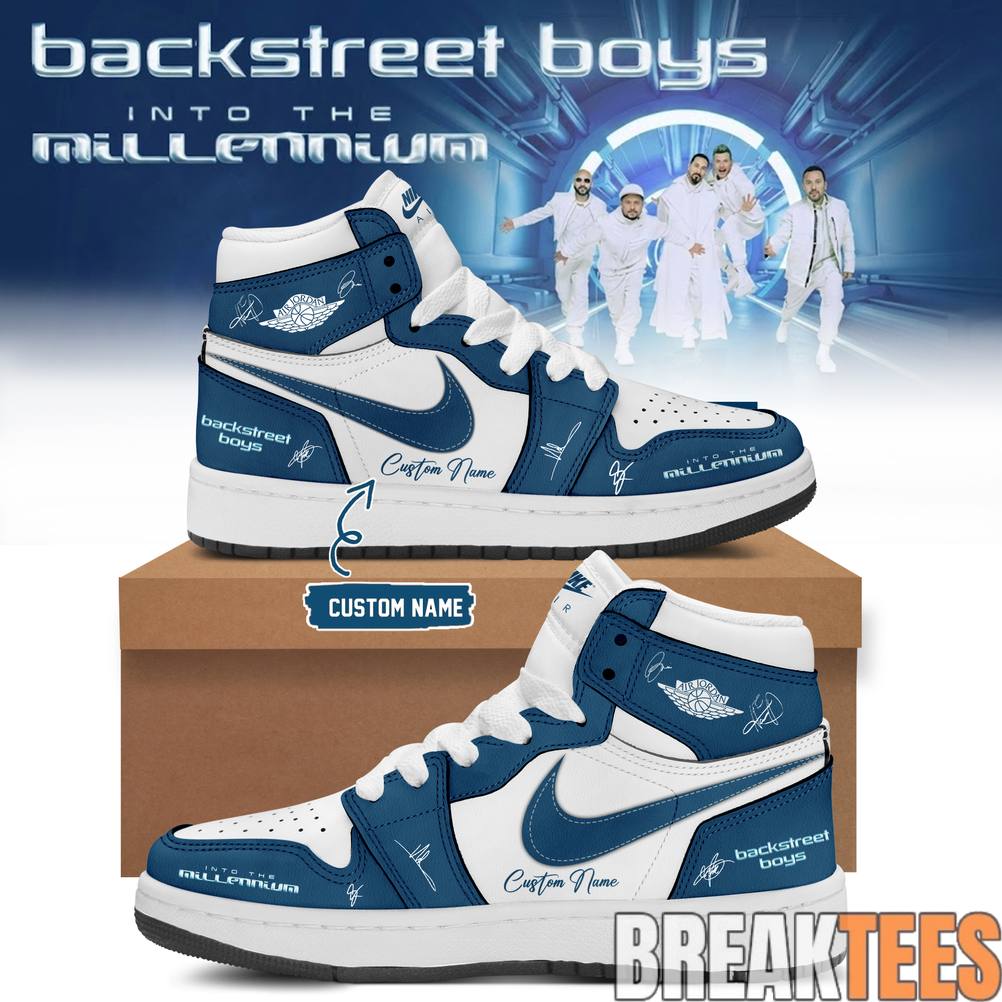Backstreet Boys – Into The Millennium Tour Limited Edition Signature Custom AJ1 Shoes Backstreet Boys – Into The Millennium Tour Limited Edition Signature Custom AJ1 Shoes