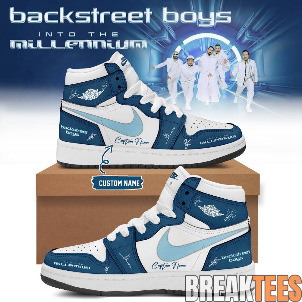 Backstreet Boys – Into The Millennium Tour Limited Edition Signature Custom AJ1 Shoes Backstreet Boys – Into The Millennium Tour Limited Edition Signature Custom AJ1 Shoes