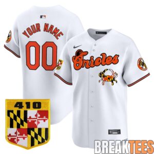 Baltimore Orioles 410 & Chesapeake Crab Patch Premier Custom Baseball Jersey 2 Baltimore Orioles 410 & Chesapeake Crab Patch Premier Custom Baseball Jersey 2