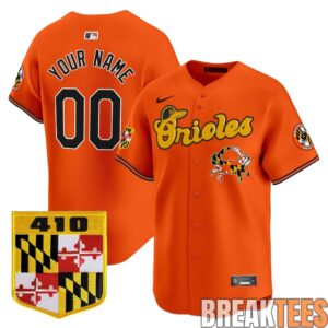 Baltimore Orioles 410 & Chesapeake Crab Patch Premier Custom Baseball Jersey 4 Baltimore Orioles 410 & Chesapeake Crab Patch Premier Custom Baseball Jersey 4