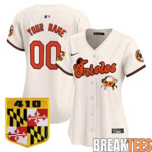 Baltimore Orioles 410 & Chesapeake Crab Patch Premier Custom Baseball Jersey 6 Baltimore Orioles 410 & Chesapeake Crab Patch Premier Custom Baseball Jersey 6