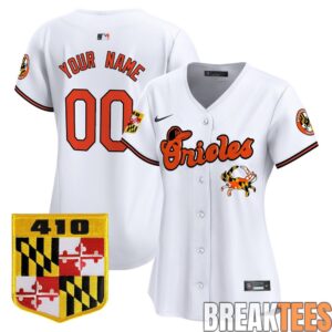 Baltimore Orioles 410 & Chesapeake Crab Patch Premier Custom Baseball Jersey 7 Baltimore Orioles 410 & Chesapeake Crab Patch Premier Custom Baseball Jersey 7