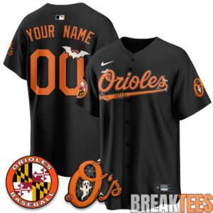 Baltimore Orioles Halloween 2026 Vapor Custom Baseball Jersey